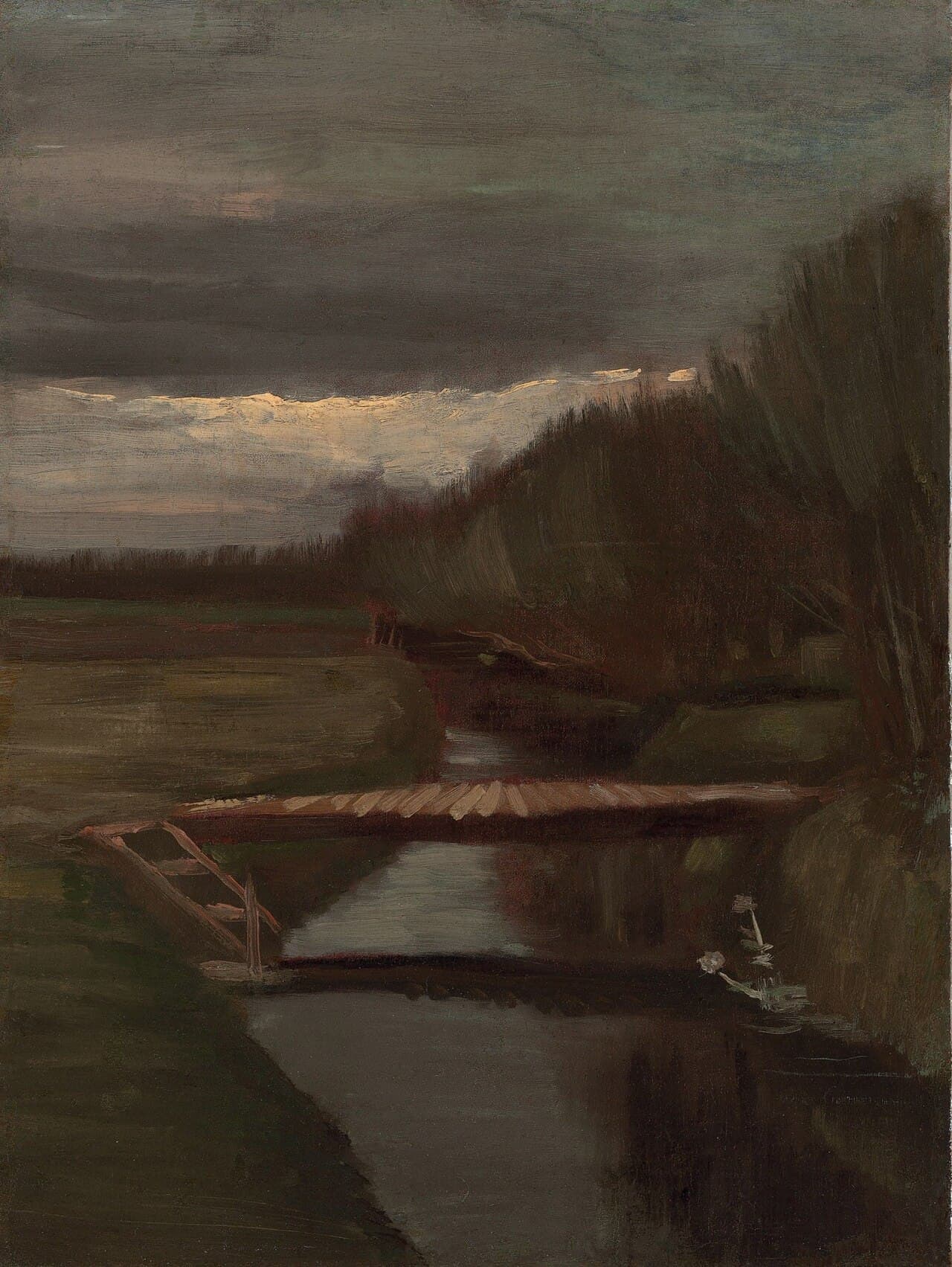 Footbridge Across a Ditch (1883)