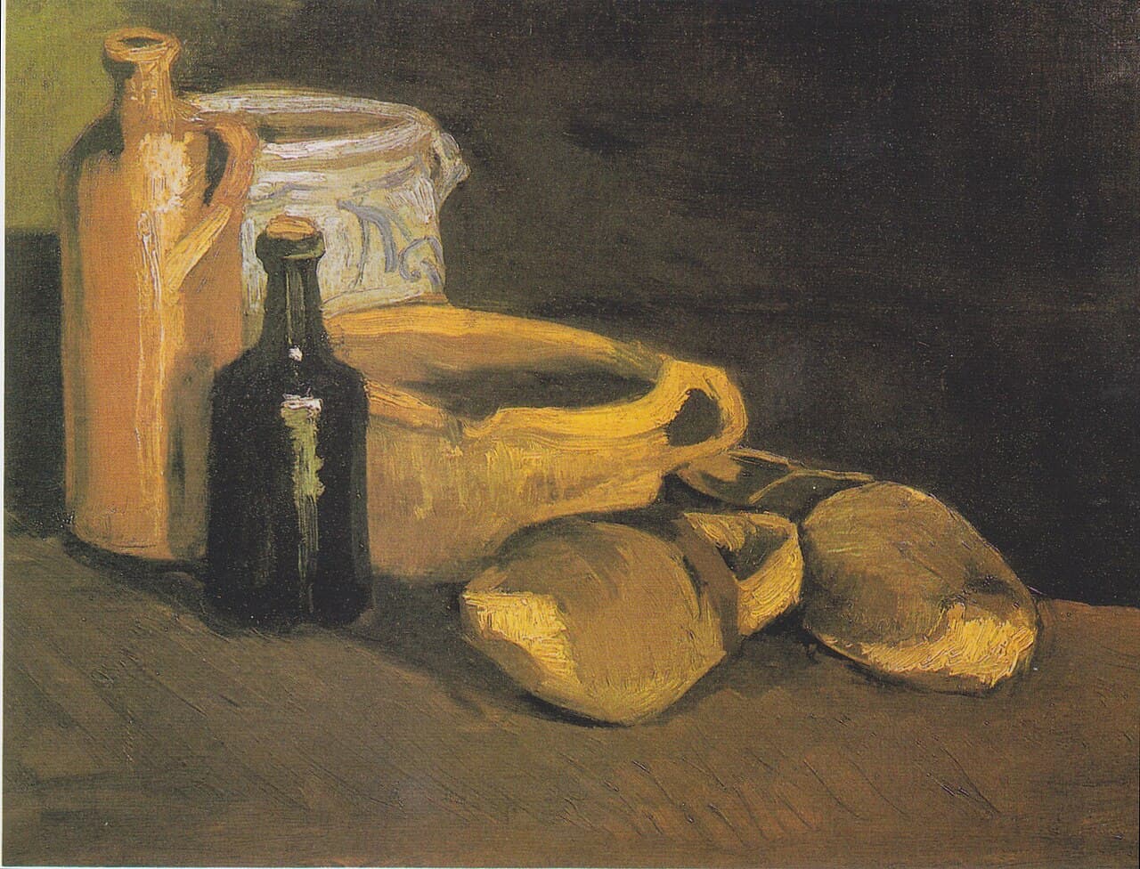 Still Life with Clogs and Pots (1884)