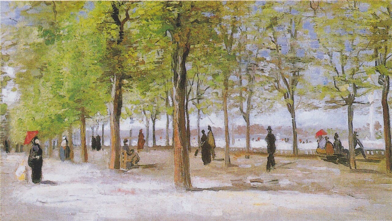 Terrace in the Luxembourg Gardens (1886)