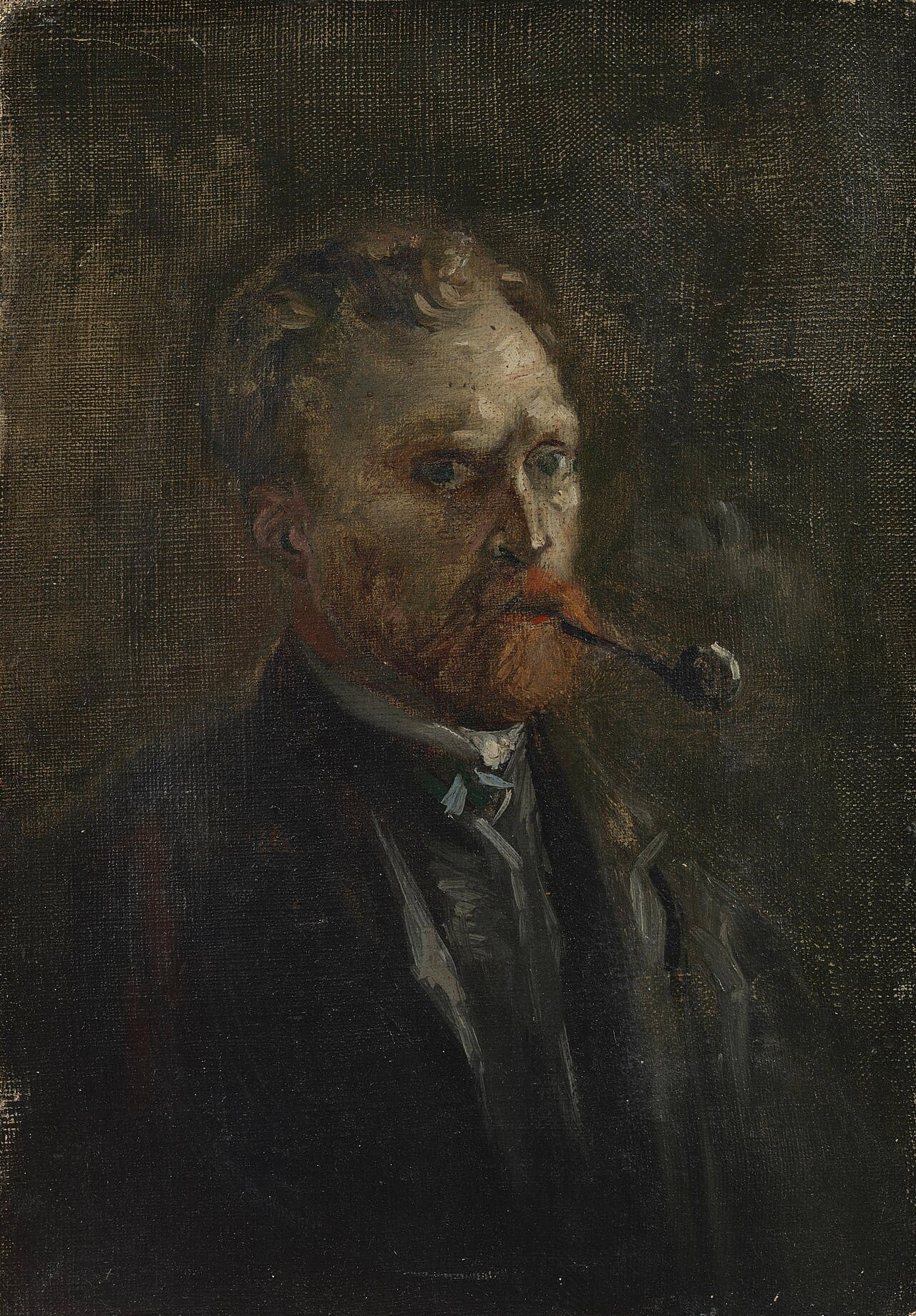 Self-Portrait by Vincent van Gogh (1886)