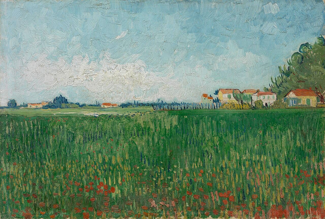 Field with Poppies by Vincent van Gogh (1888)