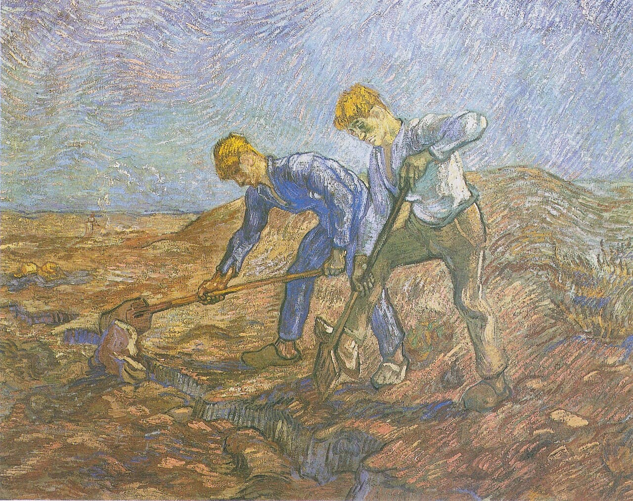Two Peasants Digging (1889)
