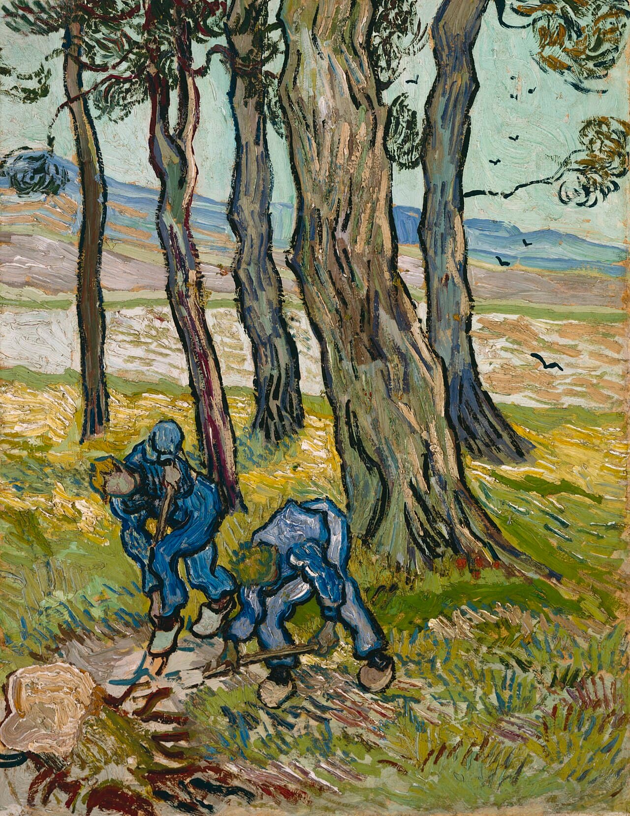 Two Diggers among Trees (1889)