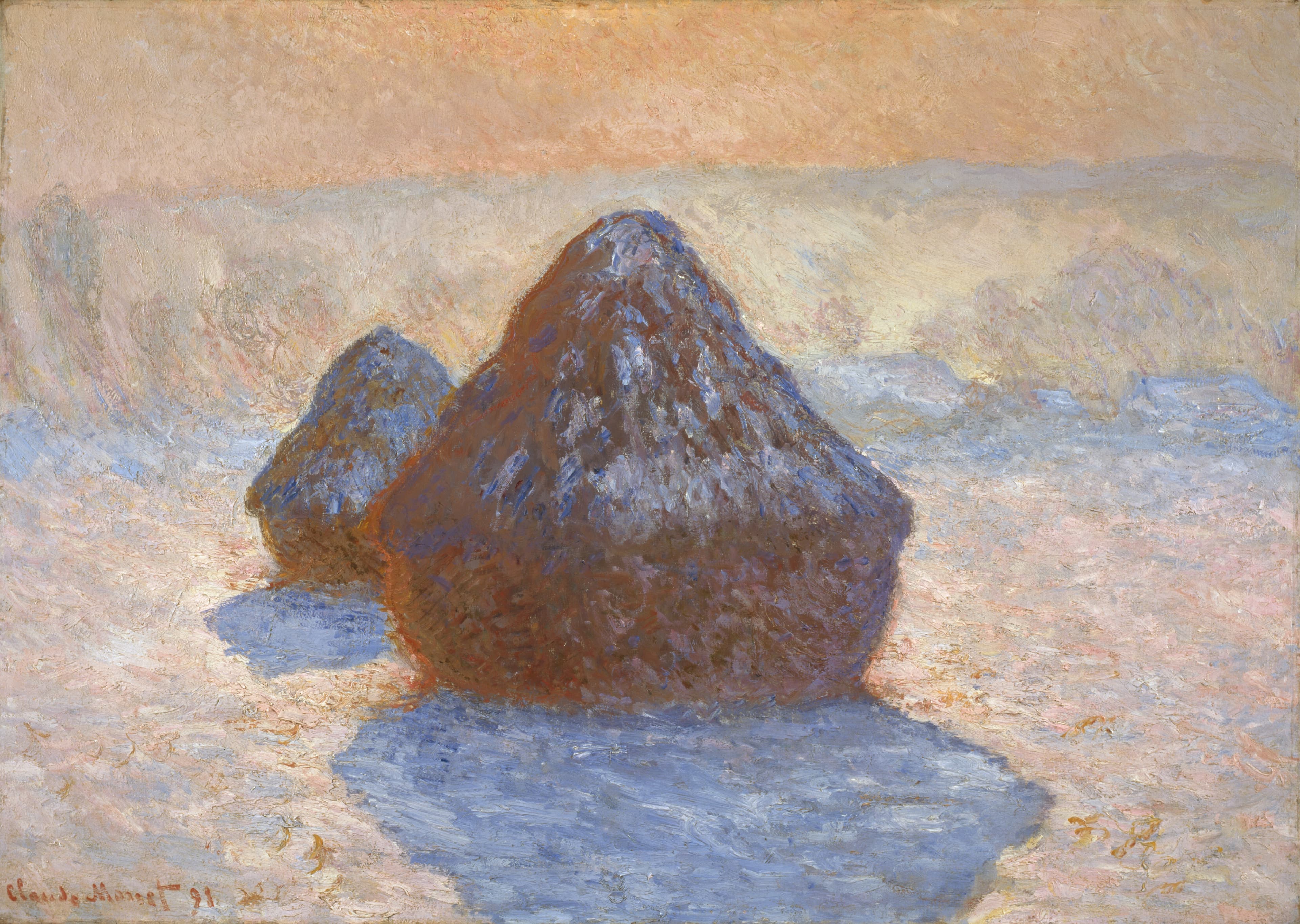 Haystacks, Snow Effect (1891)