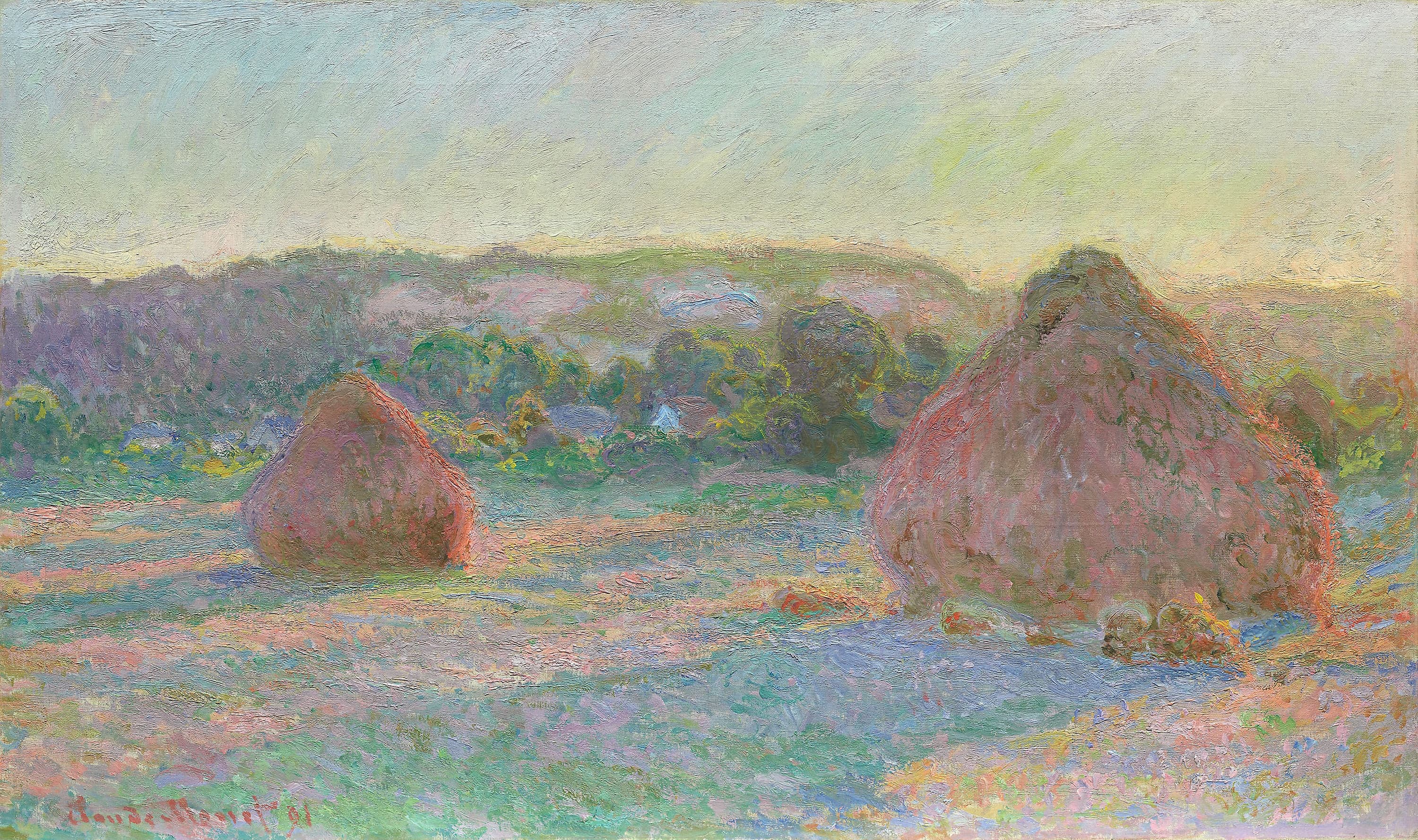 Stacks of Wheat, End of Summer (1891)