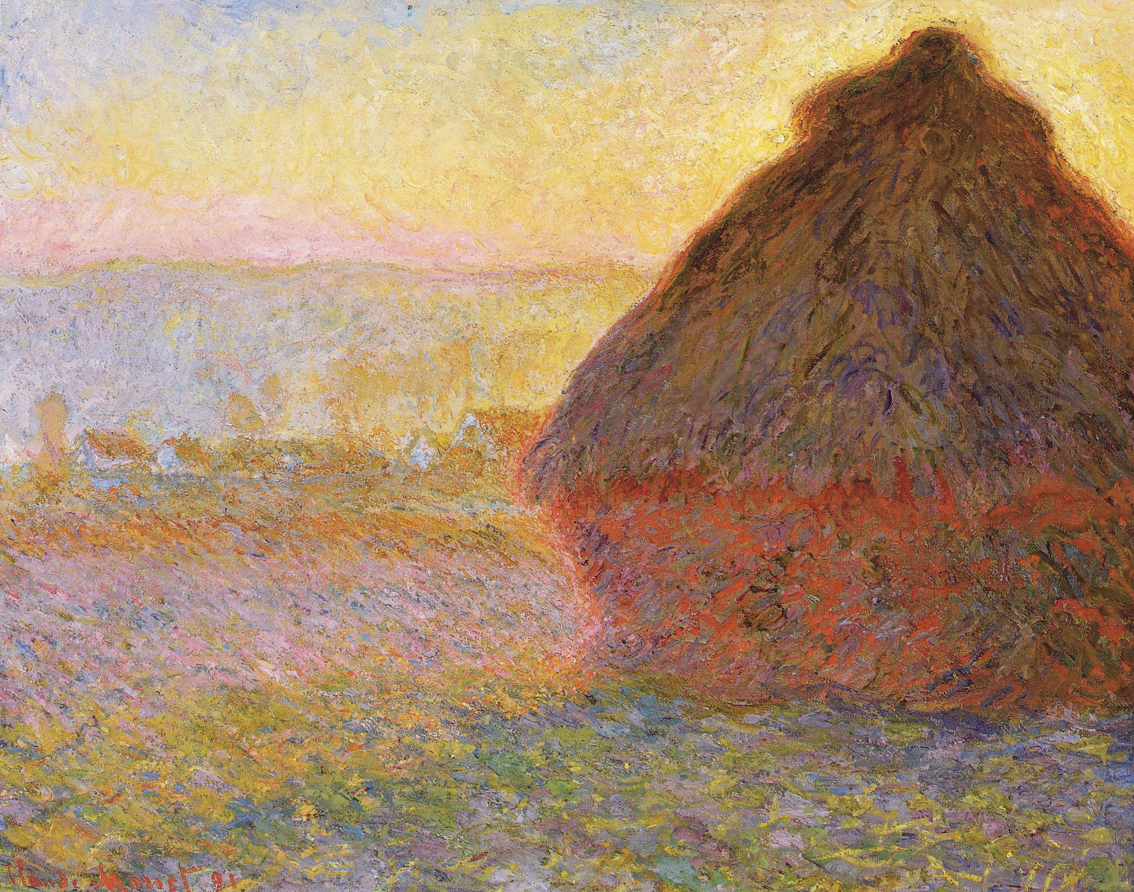 Grainstack, Sunset (1891)