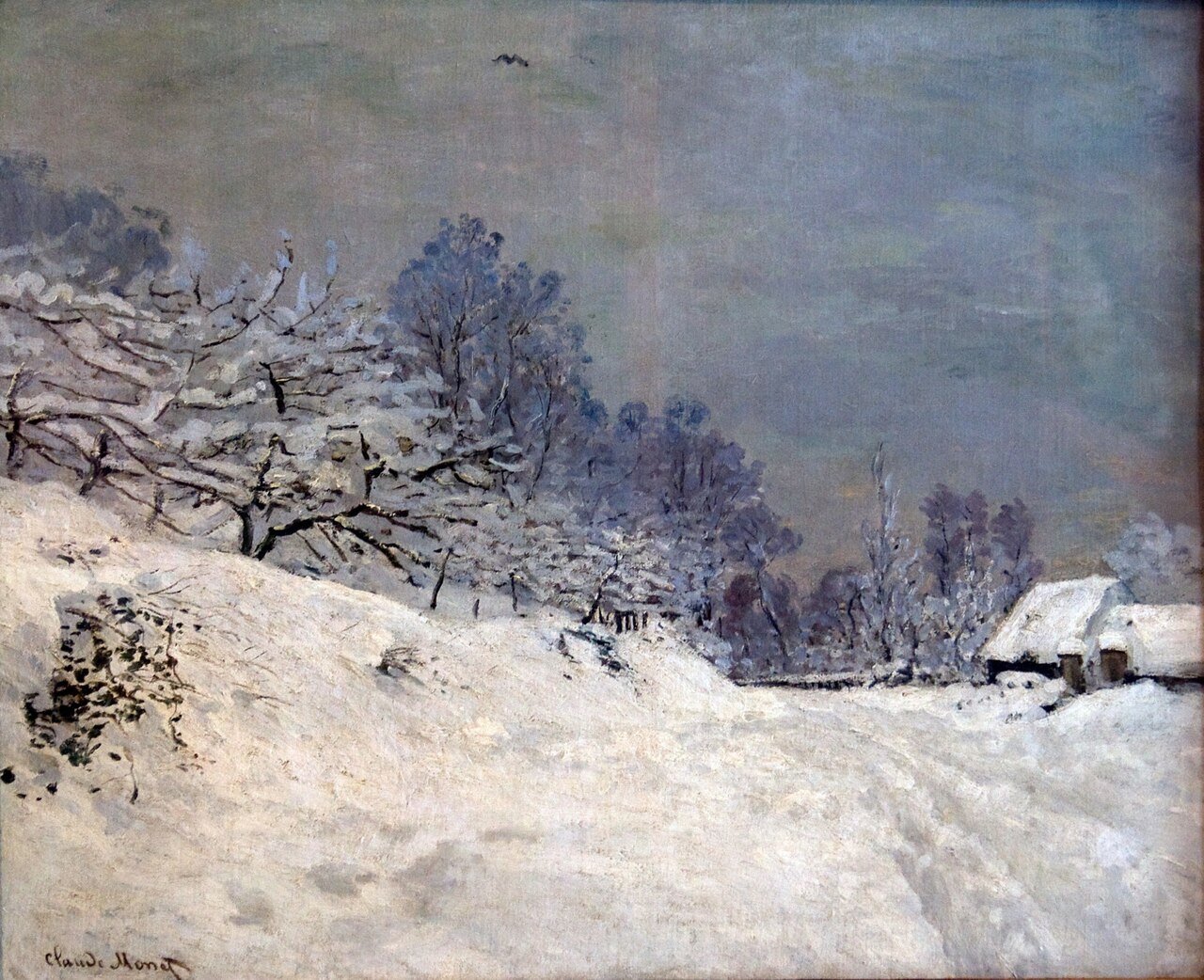 The Road in Front of Saint-Simeon Farm in Winter