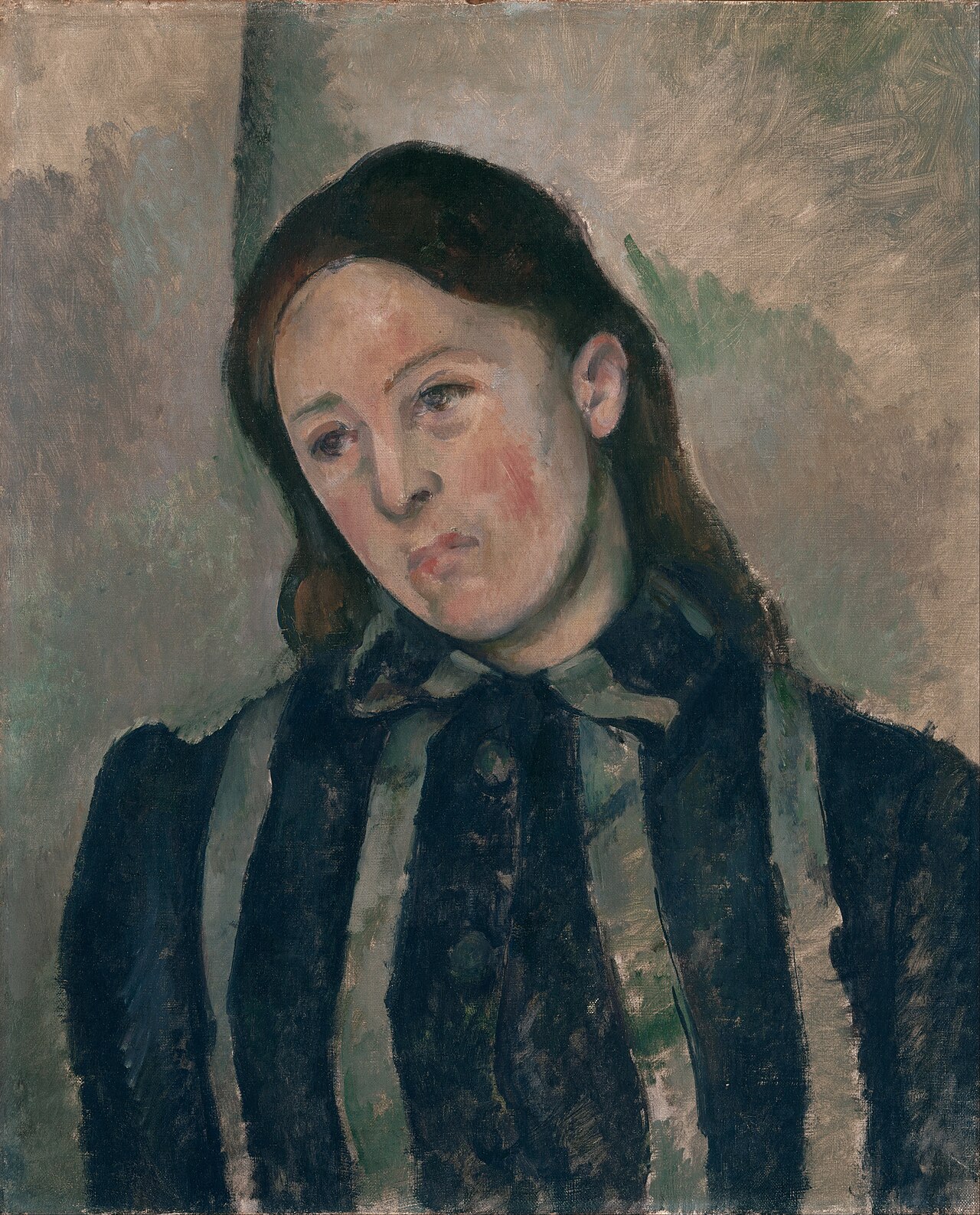 Portrait of Madame Cézanne with Loosened Hair