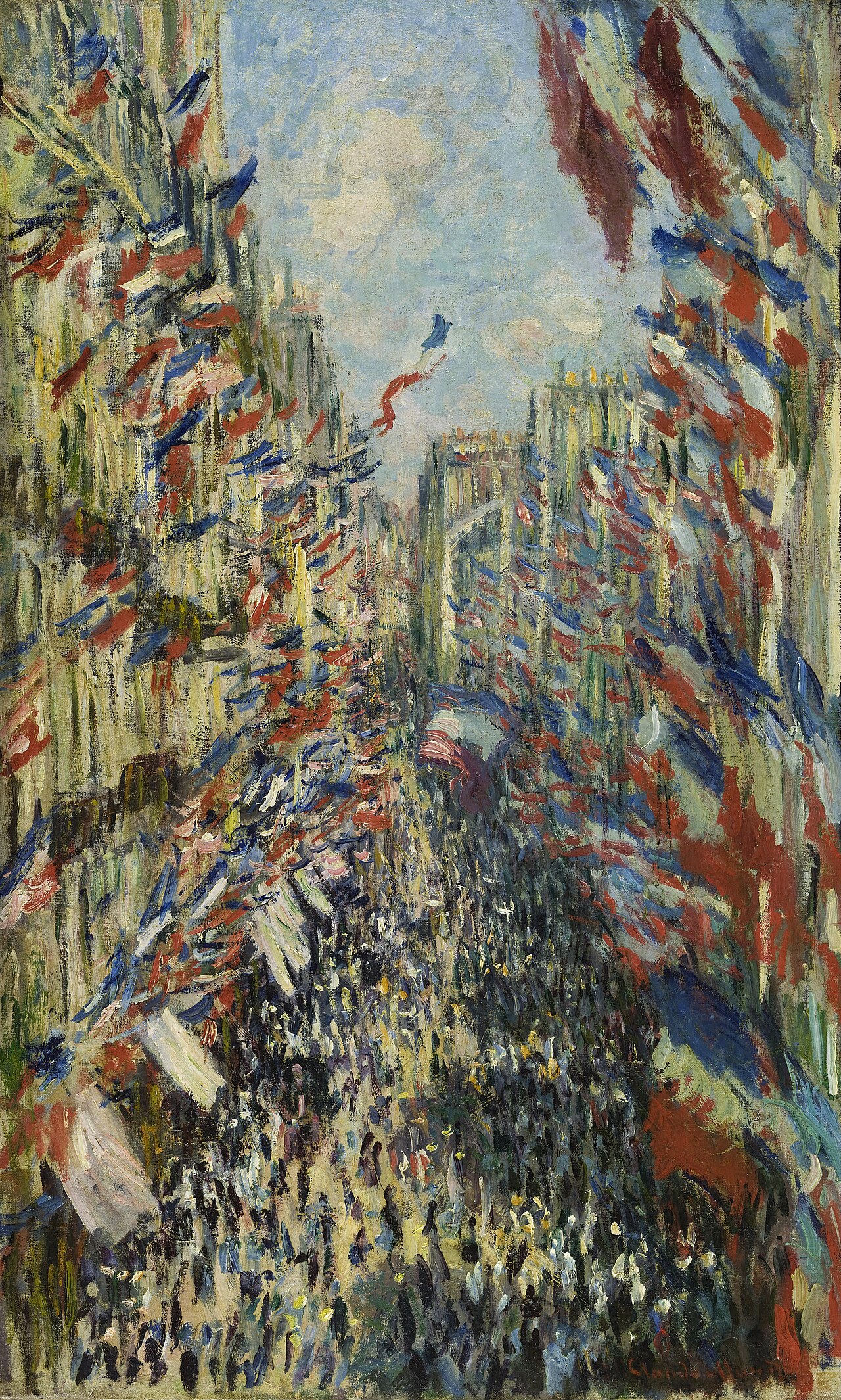 The Rue Montorgueil in Paris, Celebration of June 30, 1878