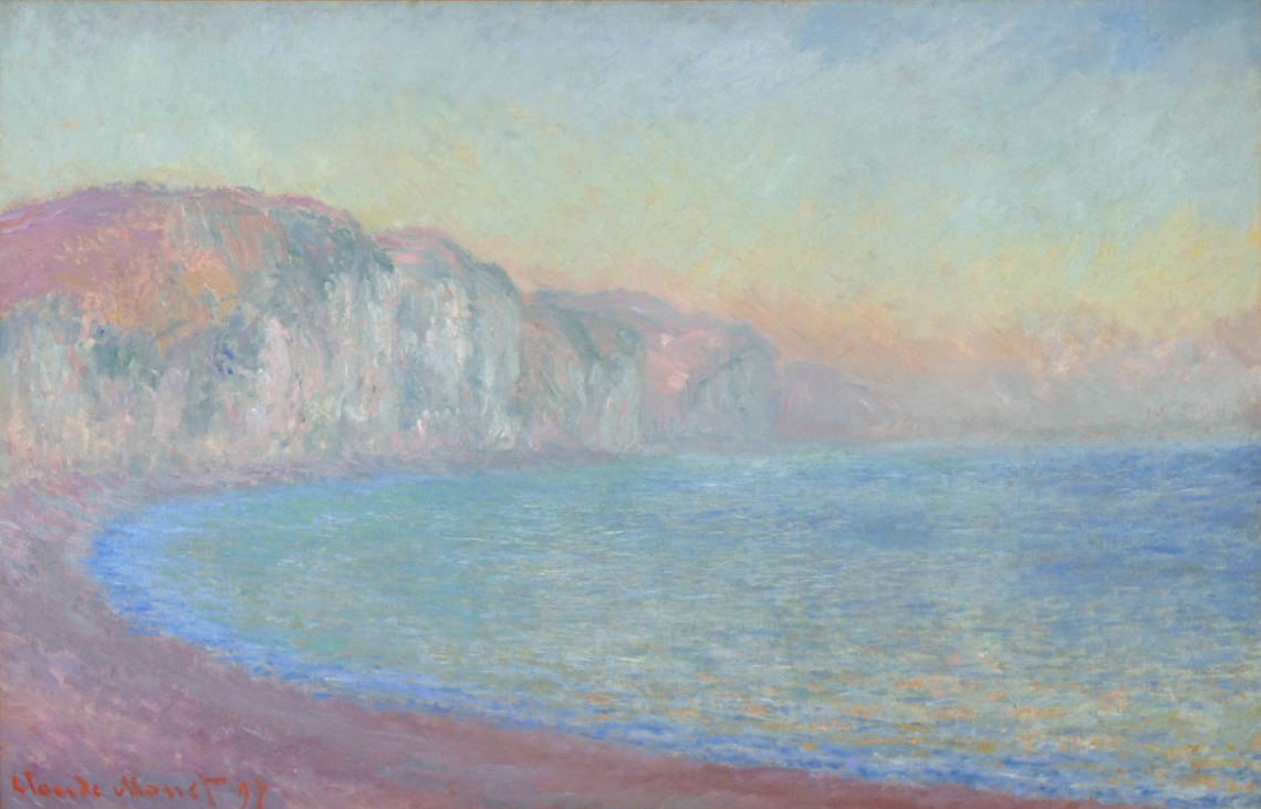 Cliffs at Pourville, Sunrise