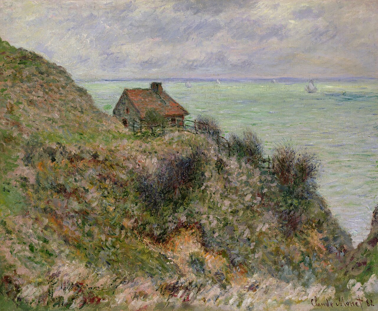 Fisherman Hut, Cloudy Weather