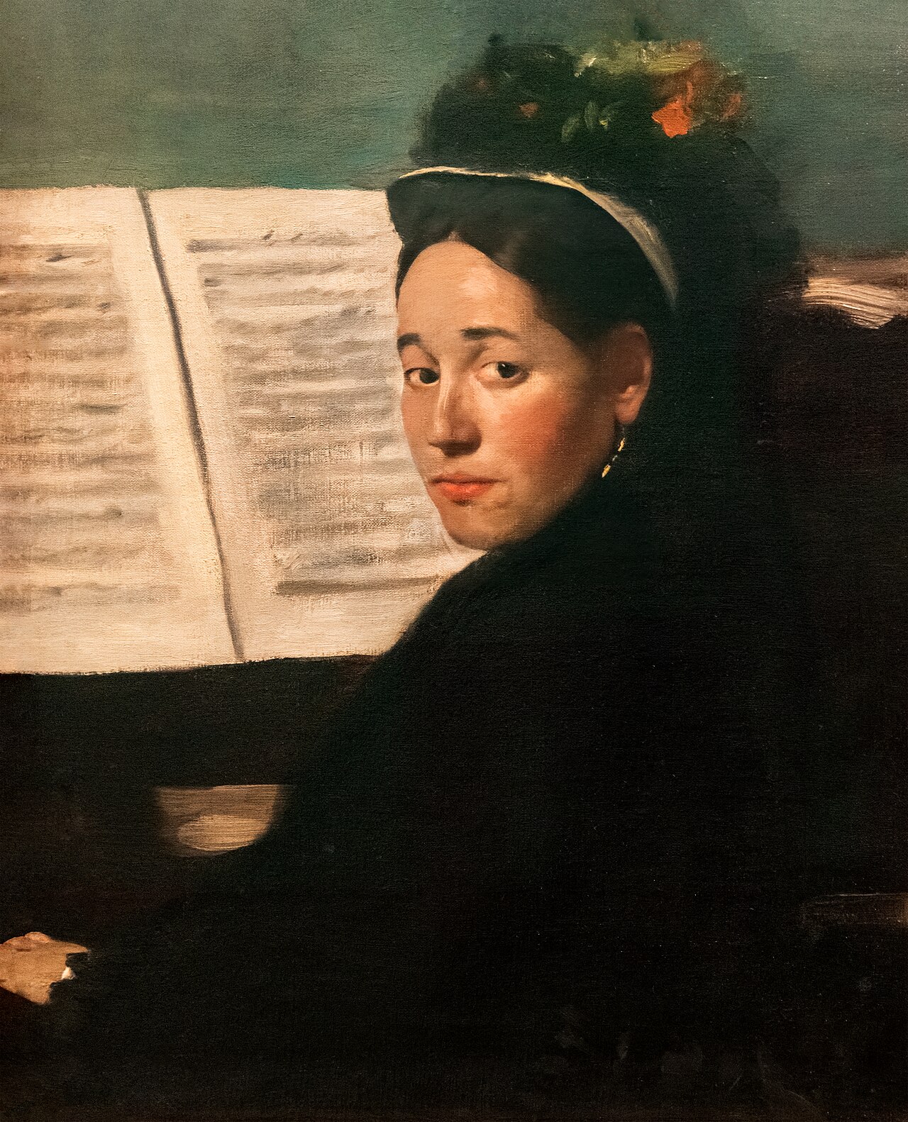 Mademoiselle Dihau Playing the Piano