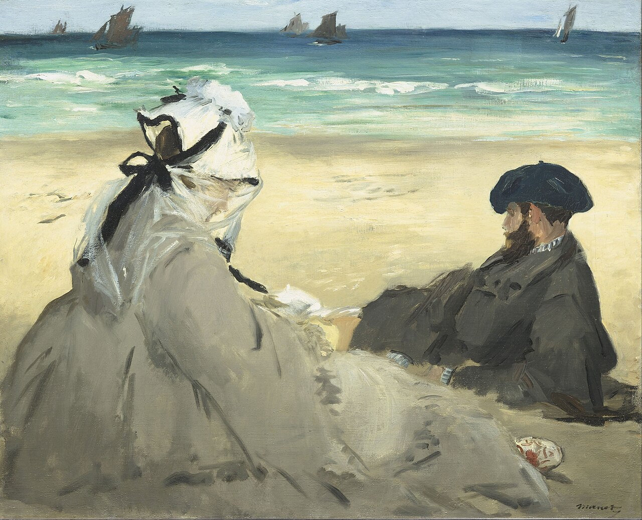 On the beach