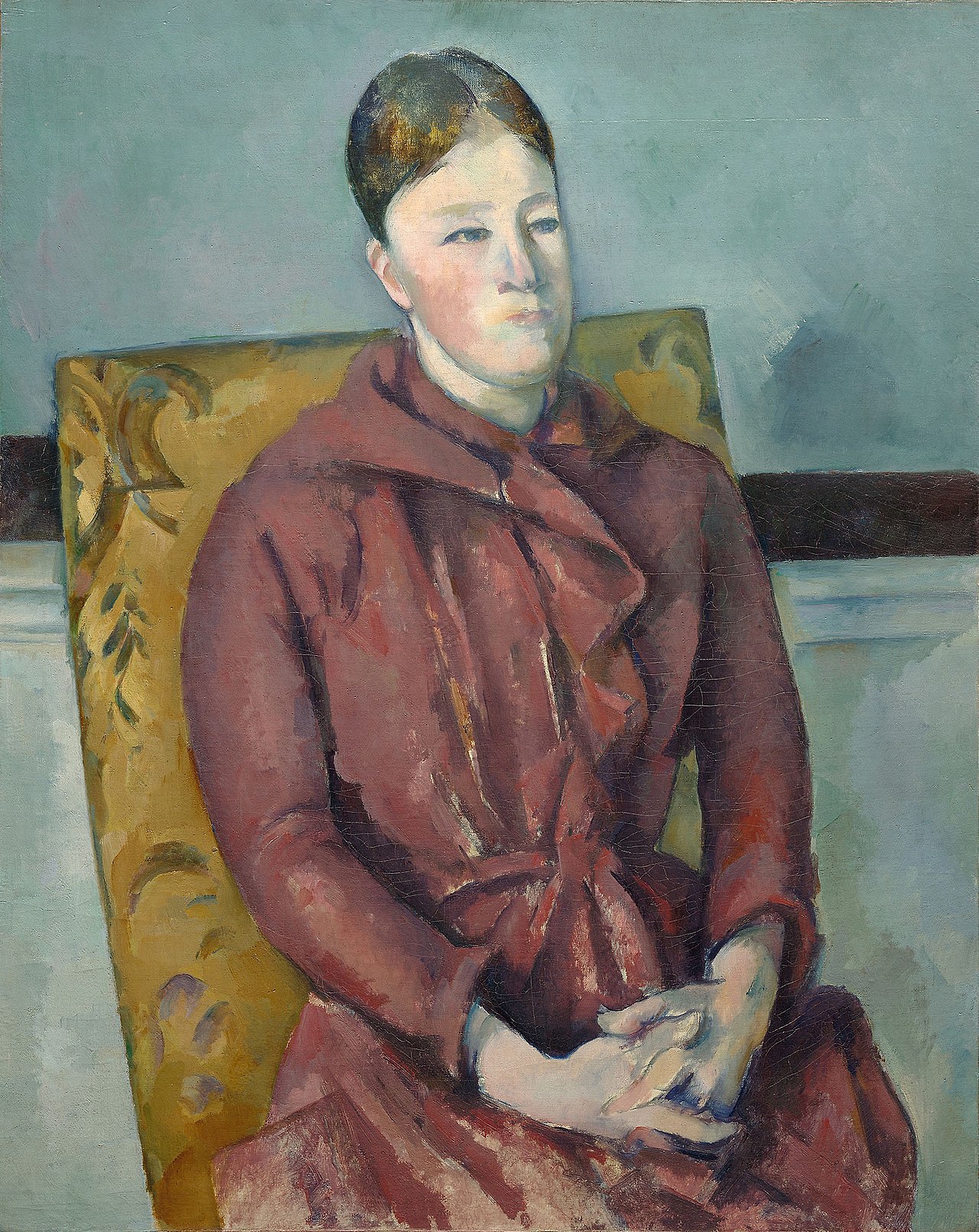 Madame Cézanne in a Yellow Chair