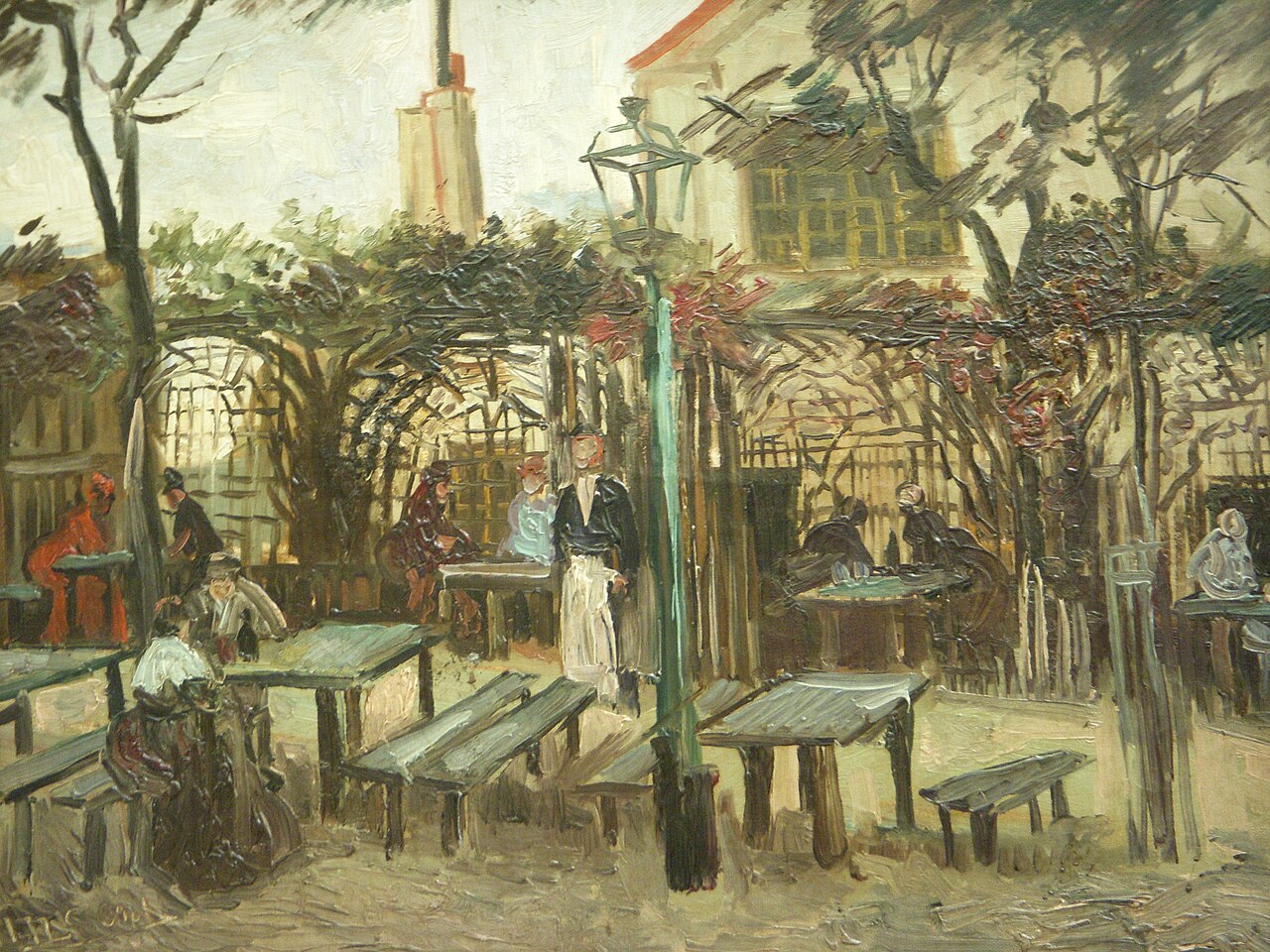 Terrace of a Cafe on Montmartre