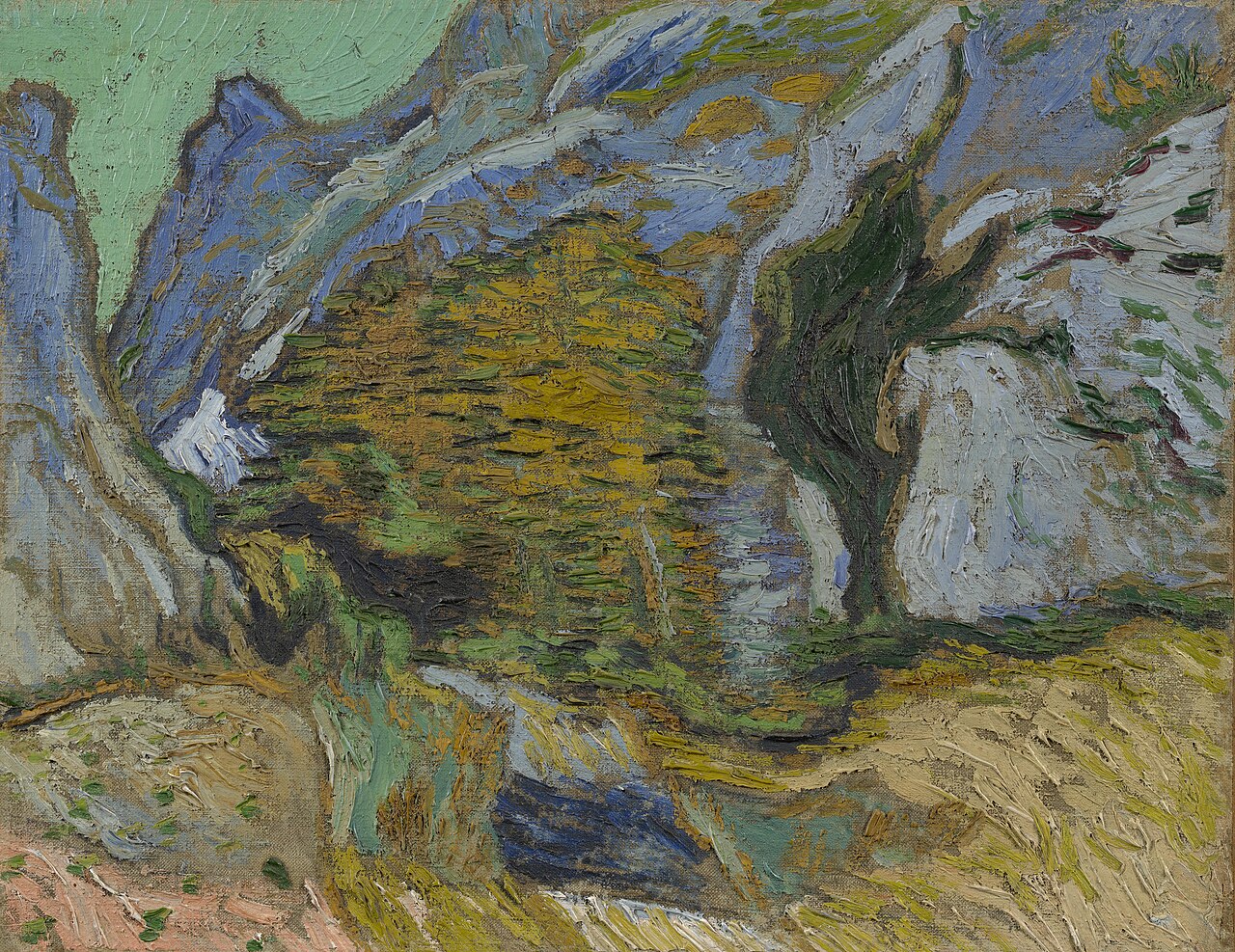 Ravine with a Small Stream