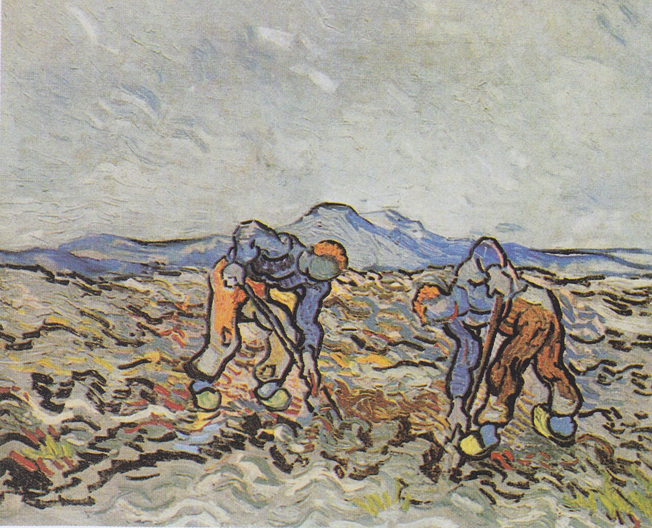 Peasants Lifting Potatoes