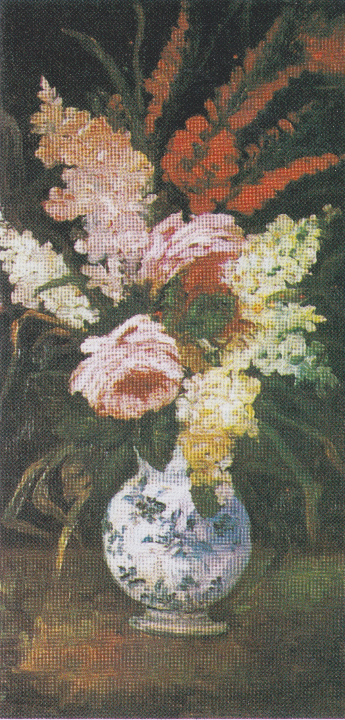 Vase with Gladioli and Lilac