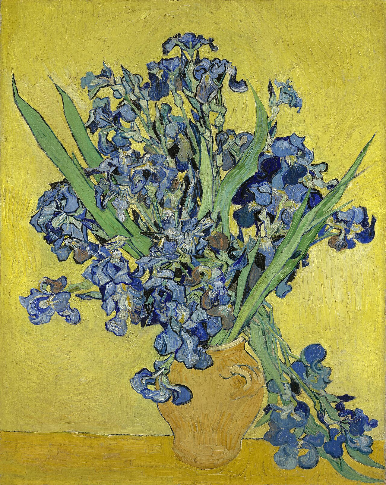 Vase with Irises