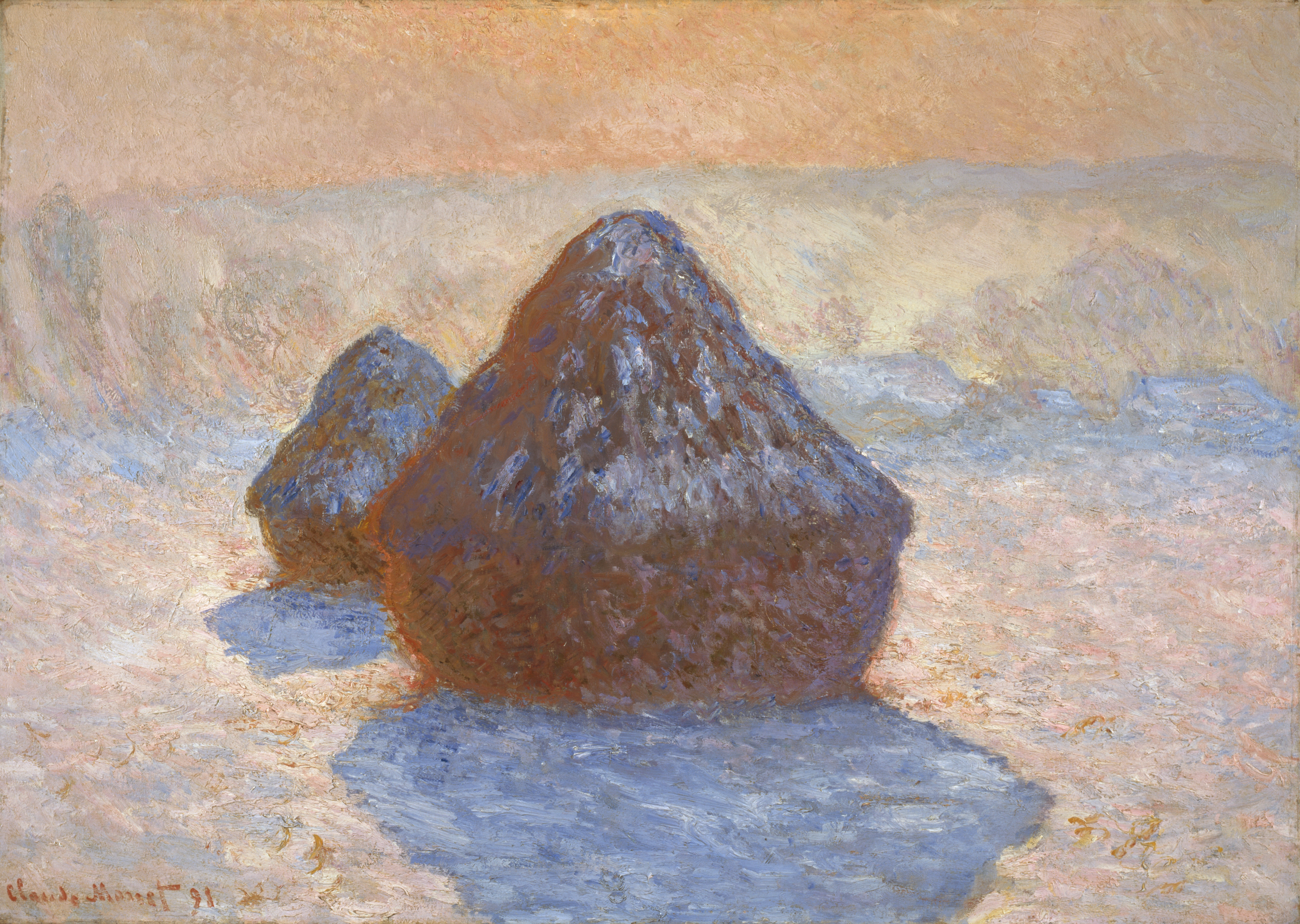 Haystacks, Snow Effect